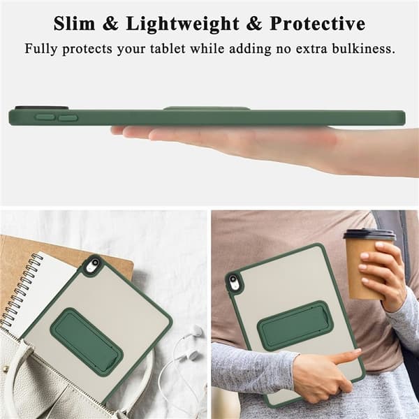 SKALO iPad 10.9 (2022) Color Hybrid Kickstand Cover - Grøn