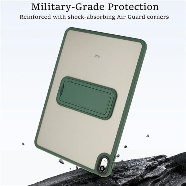 SKALO iPad 10.9 (2022) Color Hybrid Kickstand Cover - Grøn