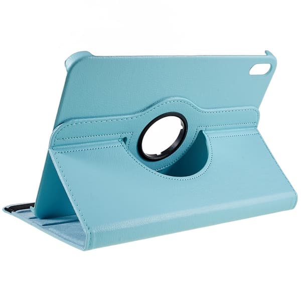 SKALO iPad 10.9 (2022) 360 Litchi Cover - Turkis