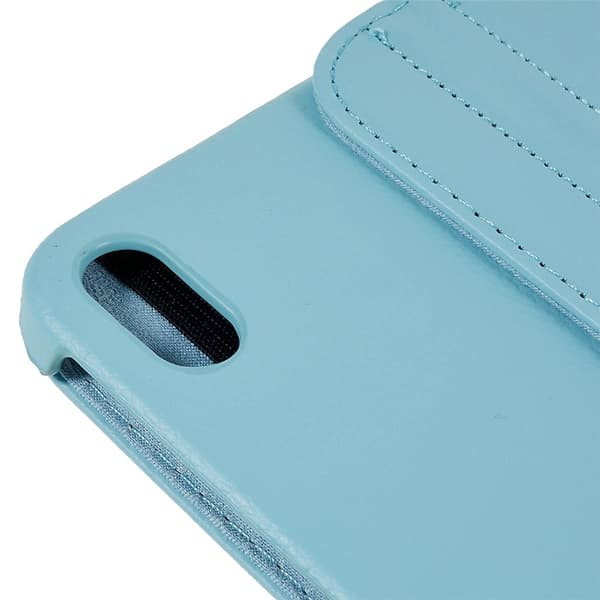 SKALO iPad 10.9 (2022) 360 Litchi Cover - Turkis