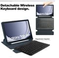 Miniatyrbillede 2 af 5: INF Kompatibel med Samsung Tab S9 Plus 12.4" 360° Roterende Bluetooth-tastatur