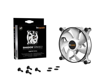 be quiet! ShadowWings 2 120mm, WHITE