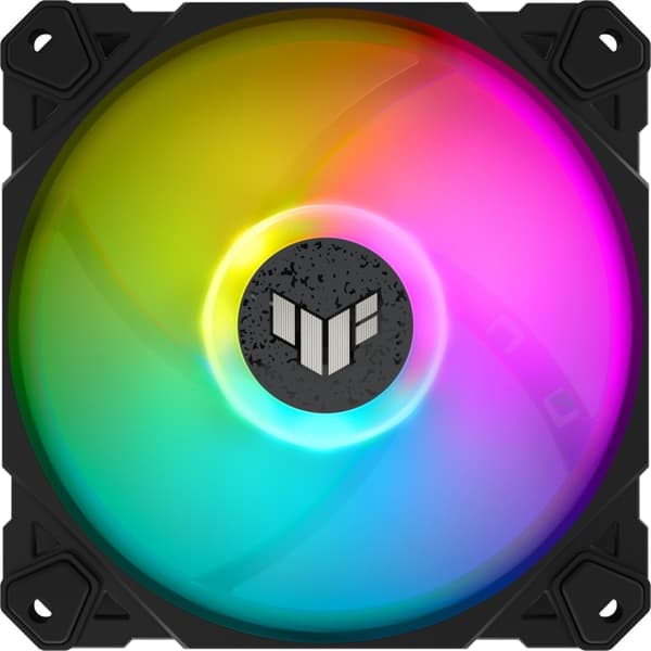 ASUS TUF Gaming TF 120 ARGB PWM -tuuletin, 120 mm musta