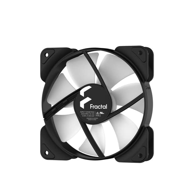 Fractal Design Aspect 12 RGB PWM svart ramme