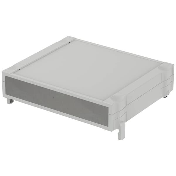 Bopla BOTEGO BO 62609 Bordskåp (L x B x H) 256.9 x 307.35 x 65.2 mm ABS Grå-vit (RAL 7035) 1 st