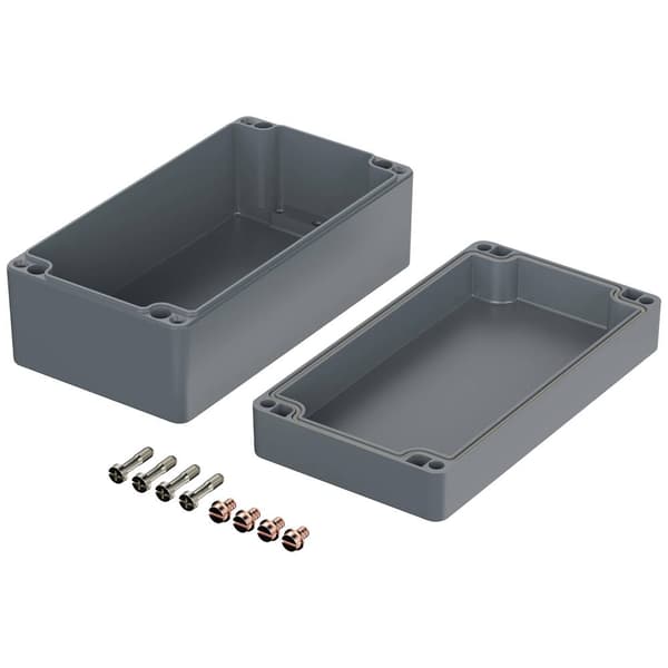 Bopla EUROMAS A 123 01123000 Industrihölje 220 x 120 x 91 Aluminium Silver-grå (RAL 7001) 1 st