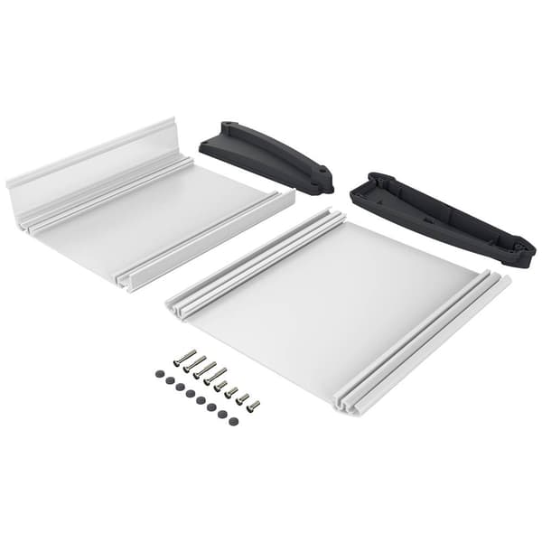 Bopla ALU-TOPLINE ATPH 1850-200 Panelhölje (L x B x H) 200 x 181 x 53 mm Aluminium, ABS Grafitgrå (RAL 7024), Natur 1 s