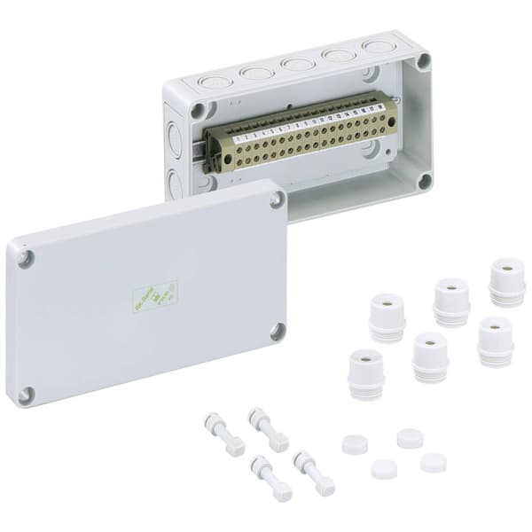 Spelsberg RKK 4/22-22x4² Kopplingsterminal-hölje 180 x 94 x 57 Polystyol Grå 1 st