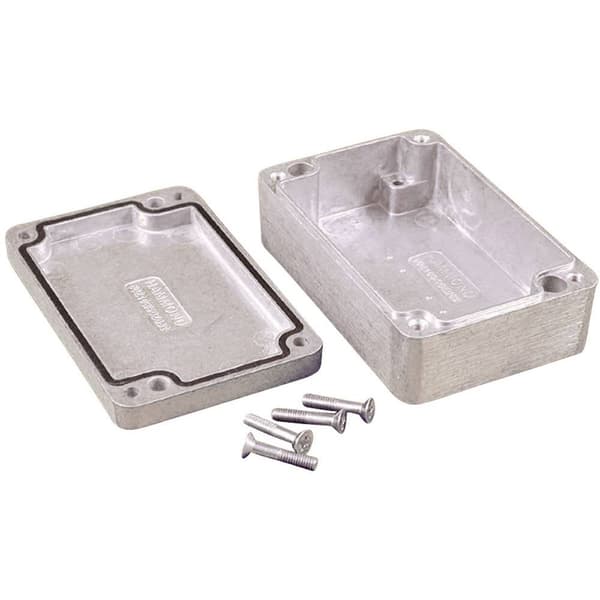 Hammond Electronics 1550Z117 Universalhölje 160 x 100 x 81 Aluminium Natur 1 st