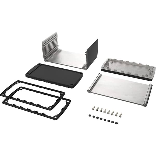 Bopla Alubos ABPH 1680-100 84686100.HMT1 Profil Kabinett 100 x 169 x 82 Aluminium Svart 1 st