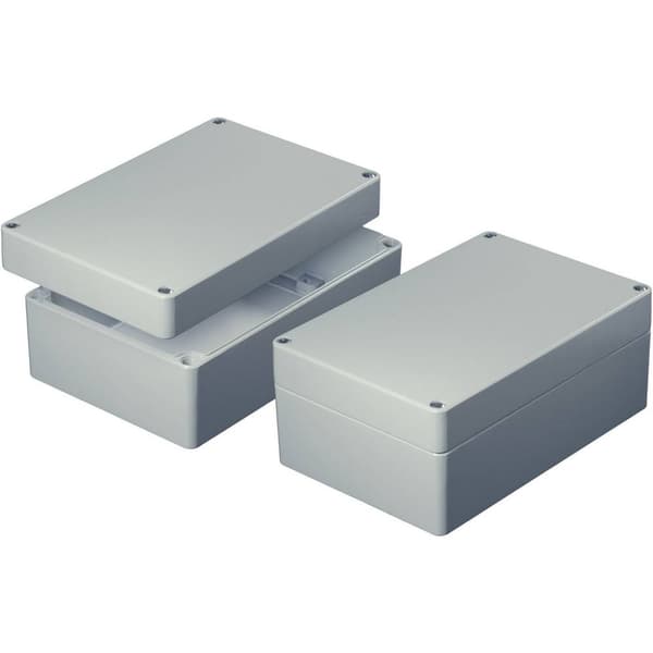 Axxatronic AS064 Universalhölje 100 x 65 x 40 Aluminium Grå (RAL 7032) 1 st