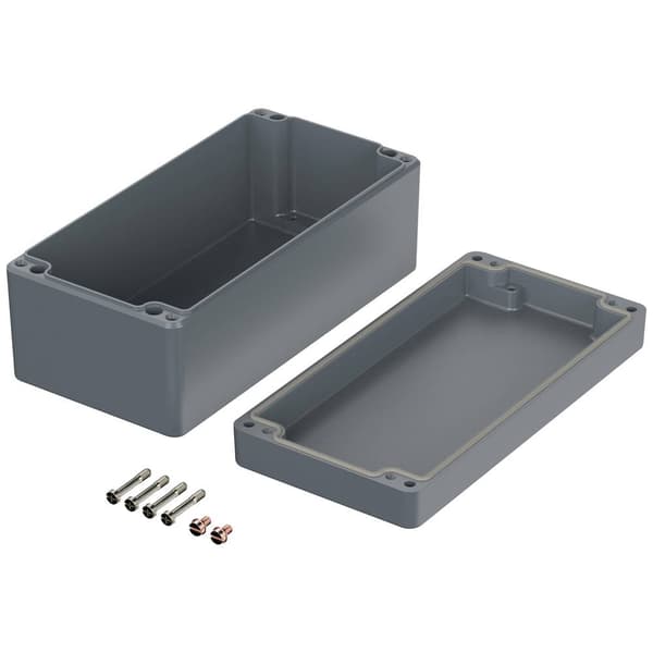 Bopla EUROMAS A 114 01114000 Industrihölje 200 x 100 x 80 Aluminium Silver-grå (RAL 7001) 1 st