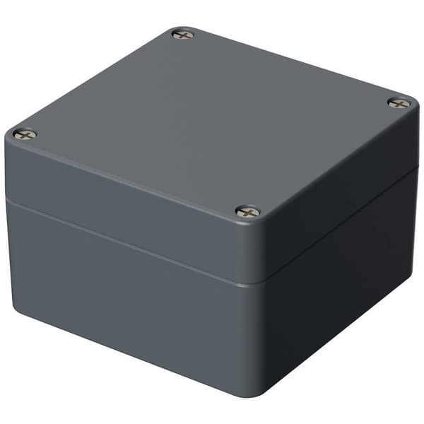 Bopla EUROMAS A 121 01121000 Industrihölje 140 x 140 x 91 Aluminium Silver-grå (RAL 7001) 1 st