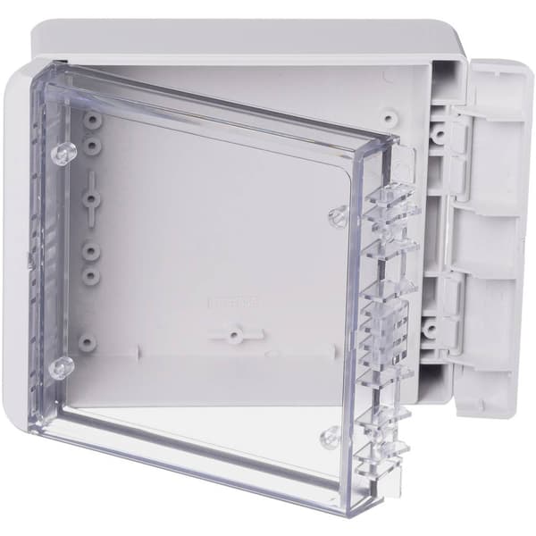 Bopla Bocube B 141306 PC-V0-G-7035 96023225 Utomhuschassi 125 x 151 x 60 Polykarbonat V0 Grå-vit (RAL 7035) 1 st