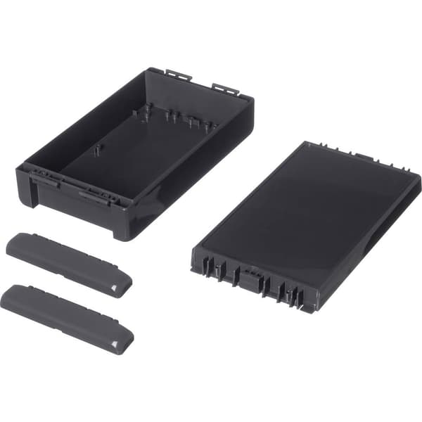 Bopla Bocube B 221306 PC-V0-7024 96015224 Utomhuschassi 125 x 231 x 60 Polykarbonat V0 Grafitgrå (RAL 7024) 1 st