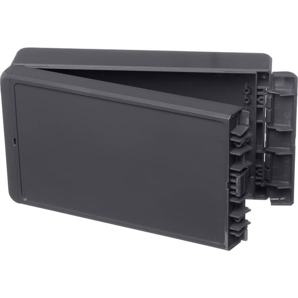 Bopla Bocube B 221306 PC-V0-7024 96015224 Utomhuschassi 125 x 231 x 60 Polykarbonat V0 Grafitgrå (RAL 7024) 1 st
