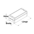 Miniatyrbild 4 av 4: Bopla Bocube B 261706 ABS-7035 96036325 Industrihölje 170 x 271 x 60 ABS Grå-vit (RAL 7035) 1 st