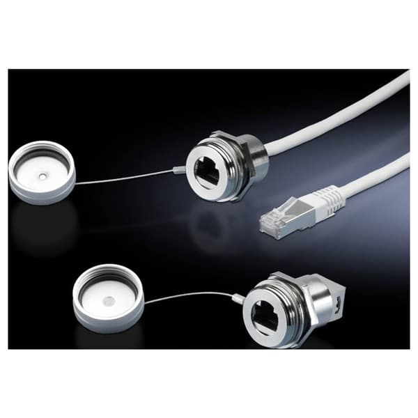 Rittal SZ 2482.730 RJ45 inbyggnadsmodul Mässing 1 st