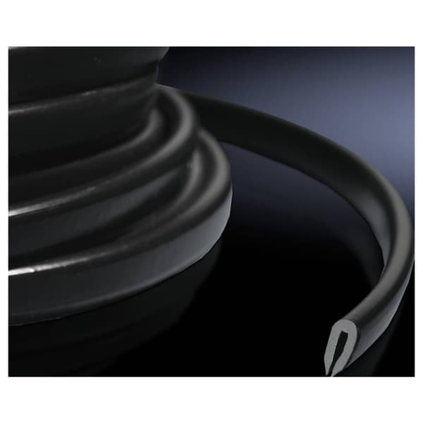Rittal DK 7072.100 Kantskydd PVC Svart 10 m