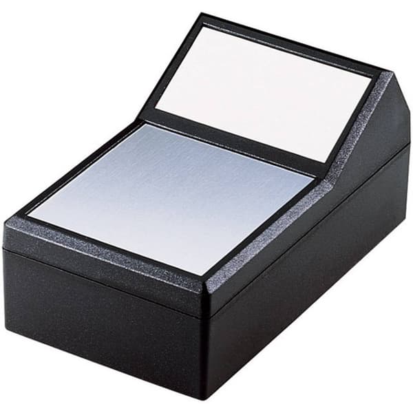 TEKO 790.9 Panelhölje (L x B x H) 145 x 85 x 73 mm ABS, Aluminium Svart, Silver 1 st