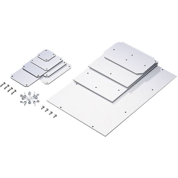 Rittal PK 9550.000 Monteringsplatta Laminerat papper Grå-vit (RAL 7035) 1 st