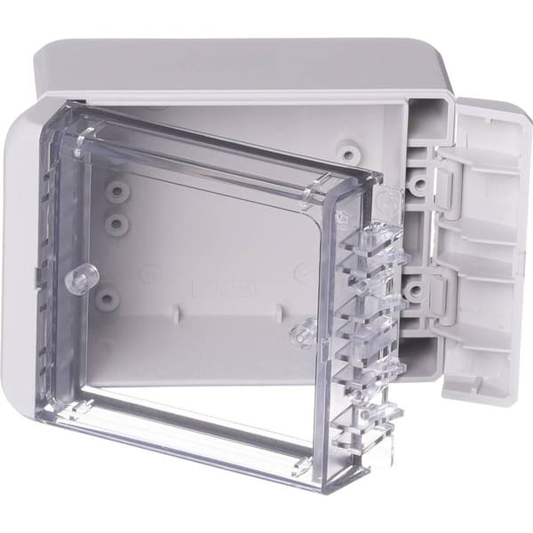 Bopla Bocube B 100806 PC-V0-G-7035 96022125 Utomhuschassi 80 x 113 x 60 Polykarbonat V0 Grå-vit (RAL 7035) 1 st