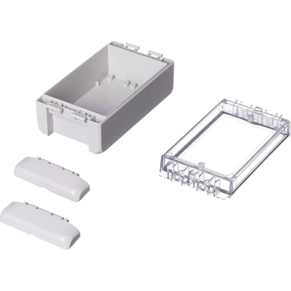 Bopla Bocube B 140806 PC-V0-7035 96013125 Utomhuschassi 80 x 151 x 60 Polykarbonat V0 Grå-vit (RAL 7035) 1 st