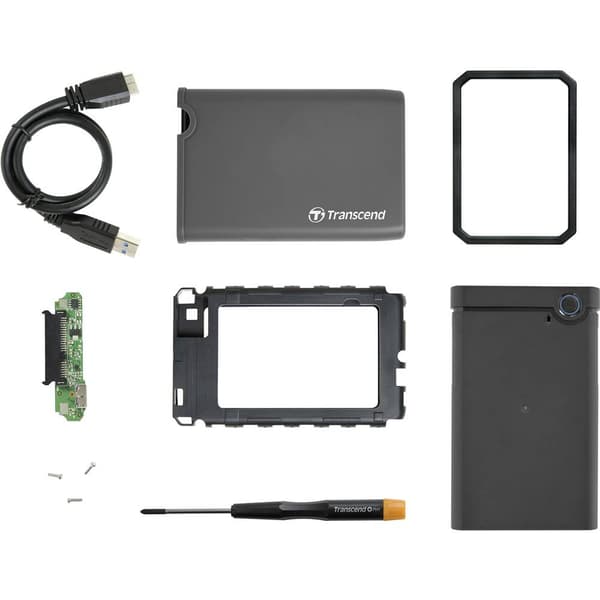 Transcend TS0GSJ25CK3 SATA-hårddiskkabinett 2.5 tum USB 3.2 Gen 1