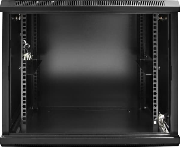 Toten 19" väggskåp 9U 600x450 Svart