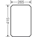 Miniatyrbild 2 av 2: Hensel Mi MP 3 Monteringsplatta (L x B) 415 mm x 265 mm Laminerat papper 1 st