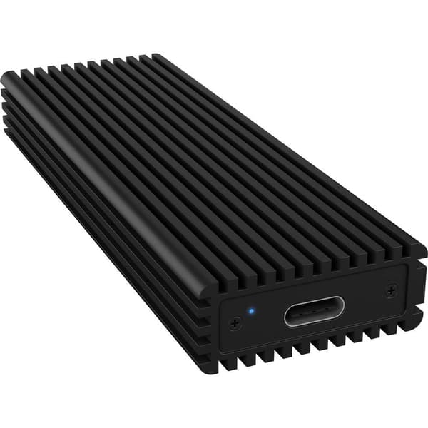 ICY BOX IB-1816M-C31 M.2-HDD hölje USB-C® (USB 3.2 Gen 2) 10 GBit/s M.2NVMe PCLe 3.0 x4 2230, 2242, 2260, 2280 60482