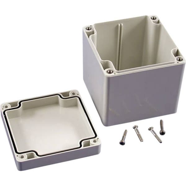 Hammond Electronics 1554EEGY Universalhölje 90 x 90 x 90 ABS Grå 1 st