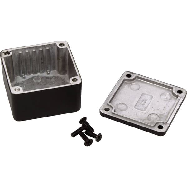 Hammond Electronics 1590MMBK Universalhölje 50 x 50 x 31 Aluminium Svart 1 st