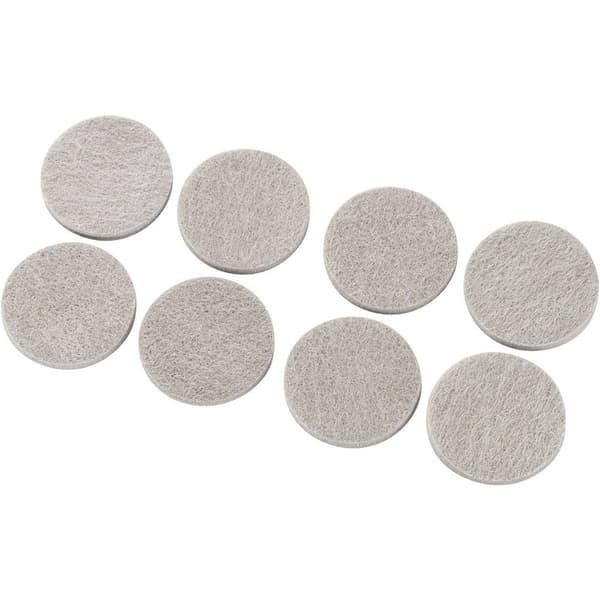 TRU COMPONENTS FP3805BN Filtdyna självhäftande, rund Grå (Ø x H) 38 mm x 5 mm 8 st