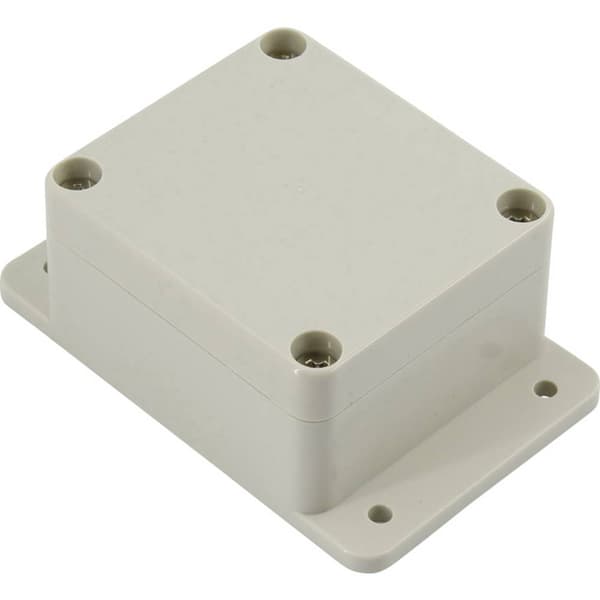 TRU COMPONENTS WF5-2 TC-6649448 Universalhölje 160 x 160 x 90 ABS Ljusgrå 1 st