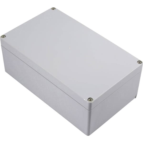TRU COMPONENTS F5 TC-6649464 Universalhölje 160 x 160 x 90 ABS Ljusgrå 1 st