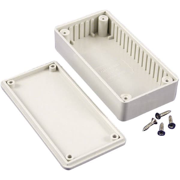 Hammond Electronics 1591MSGY Universalhölje 85 x 56 x 26 ABS Grå-vit (RAL 7035) 1 st