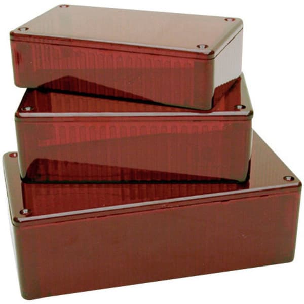 Hammond Electronics 1591 CTRD Universalhölje 120 x 65 x 40 Polykarbonat Röd 1 st