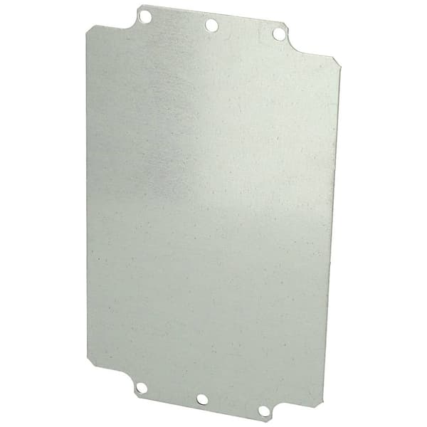 Fibox AM 1222 Monteringsplatta (L x B) 207 mm x 107 mm Aluminium Silver-grå 1 st