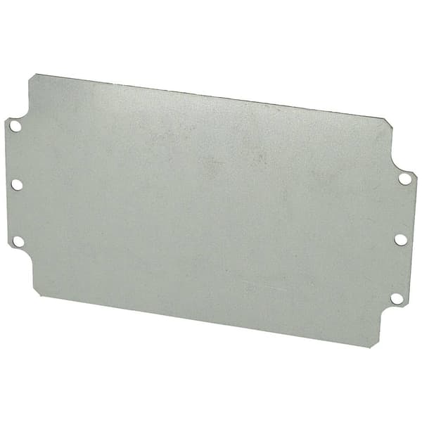 Fibox AM 1222 Monteringsplatta (L x B) 207 mm x 107 mm Aluminium Silver-grå 1 st