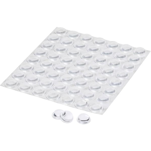 3M SJ 5312 MPCB Apparatfot självhäftande, rund Transparent (Ø x H) 12.7 mm x 3.5 mm 56 st