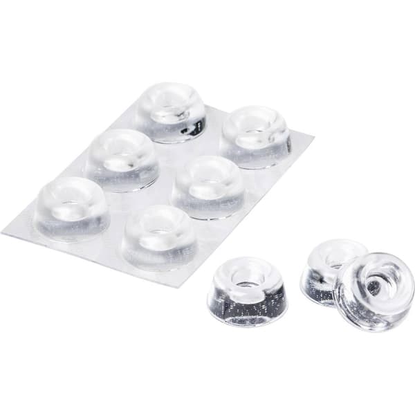3M SJ 5309 MPCB Apparatfot självhäftande, rund Transparent (Ø x H) 22.3 mm x 10.1 mm 6 st