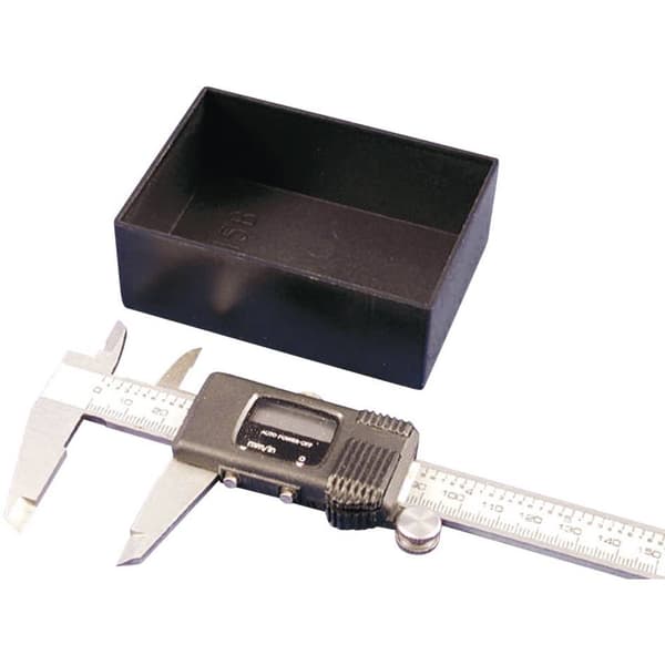 Hammond Electronics 1596B101-10 Inbyggnadslåda 25 x 20 x 15 ABS Svart 10 st