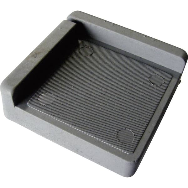 PB Fastener 121845 Hörndämpning Grå (L x B x H) 75 x 75 x 25 mm 1 st