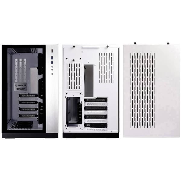 Lian Li PC-O11DW Midi-Tower Datorchassi Vit Sidofönster, Dammfilter