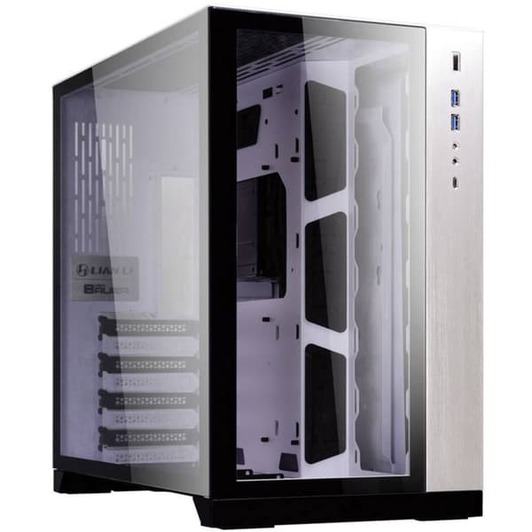 Lian Li PC-O11DW Midi-Tower Datorchassi Vit Sidofönster, Dammfilter