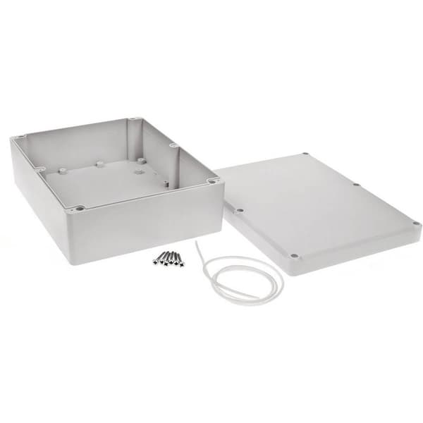 TRU COMPONENTS TC-7910936 Universalhölje 225 x 175 x 80 ABS Grå 1 st