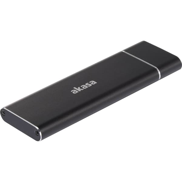 Akasa AK-ENU3M2-02 M.2 SSD-hölje USB-C® (USB 3.1 Gen 2) 10 GBit/s M.2 SATA 2230, 2242, 2260, 2280 AK-ENU3M2-02