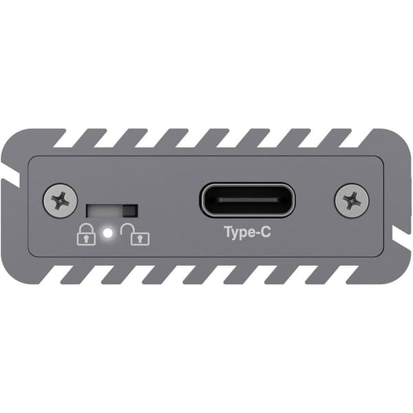ICY BOX 60509 M.2 SSD-hölje USB-C® (USB 3.2 Gen 2) 10 GBit/s M.2 PCLe NVMe 2230, 2242, 2260, 2280 60509