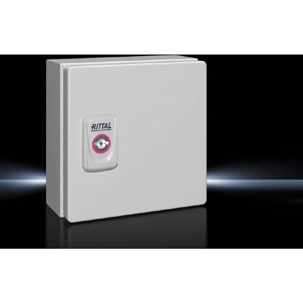 Rittal KX 1551.000 Hölje installation, Väggskåp 150 x 150 x 80 Stålbleck Grå-vit (RAL 7035) 1 st